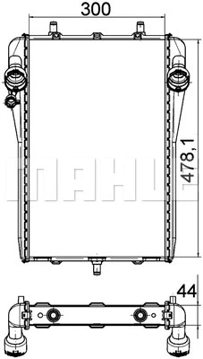 Radiator, engine cooling