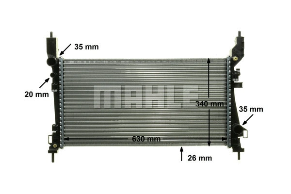 Radiator, engine cooling