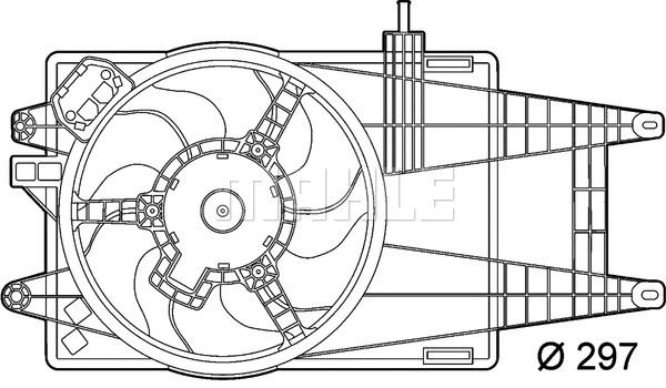 Fan, engine cooling (CFF 150 000P)