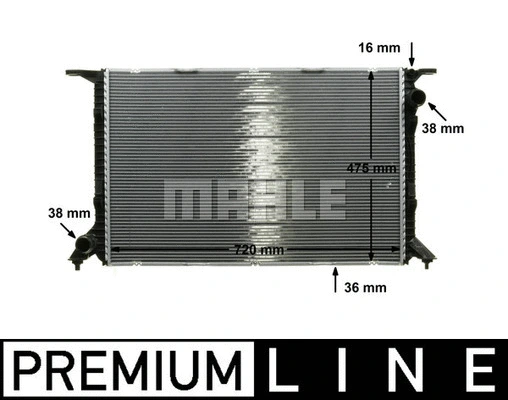 Radiator, engine cooling