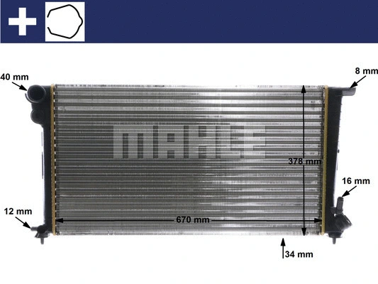 Radiator, engine cooling