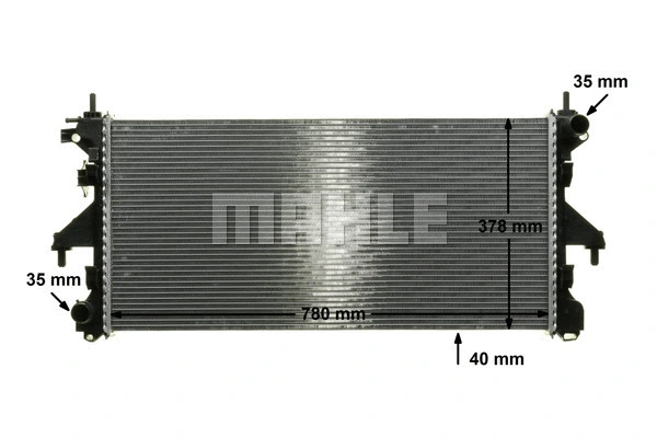 Radiator, engine cooling