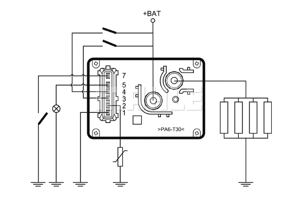 Control Unit, glow time