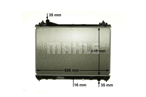 Radiator, engine cooling