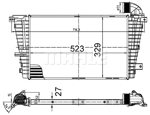 Charge Air Cooler (CI 513 000S)