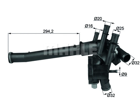 Thermostat, coolant (TI 19 109)