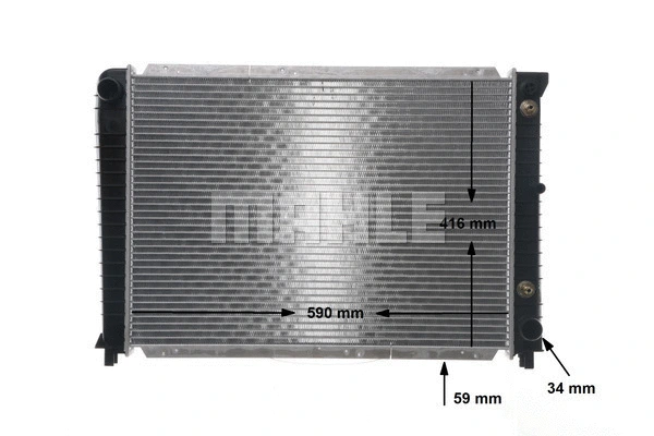 Radiator, engine cooling