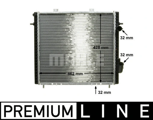 Radiator, engine cooling (CR 148 000P)