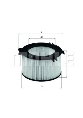 Filter, cabin air (LA 65)