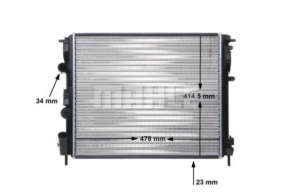 Radiator, engine cooling