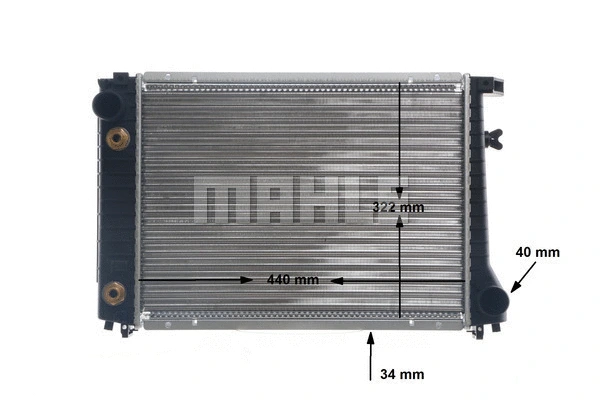 Radiator, engine cooling
