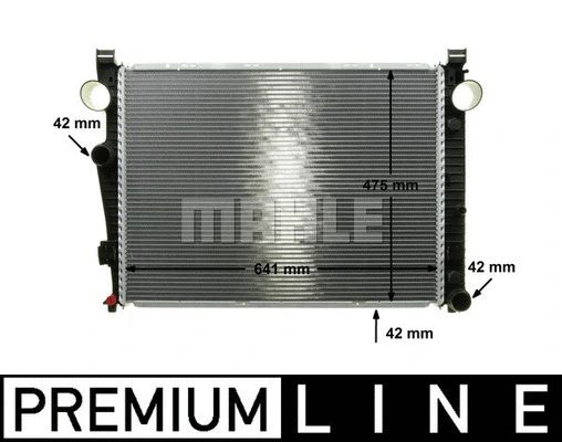 Radiator, engine cooling