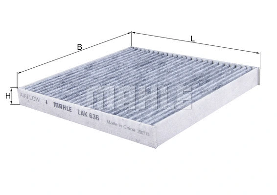 Filter, cabin air (LAK 636)