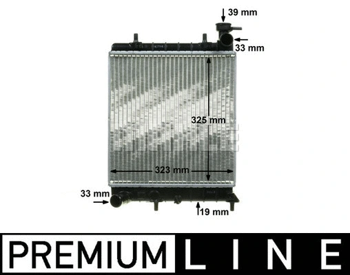 Radiator, engine cooling
