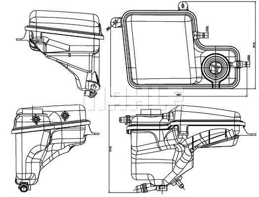 Expansion Tank, coolant (CRT 203 000S)