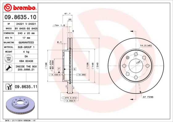 Brake Disc (BS 8405)
