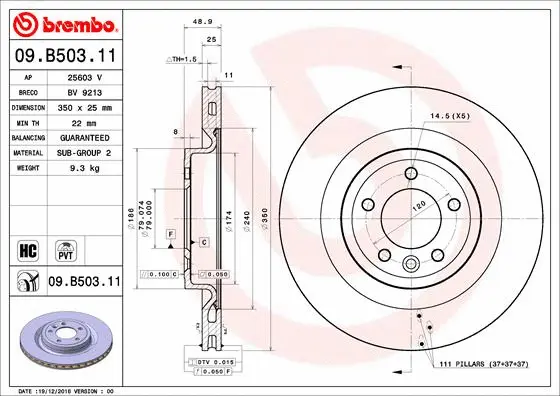 Brake Disc (BV 9213)