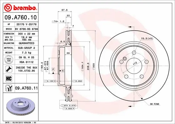 Brake Disc (BS 8786)