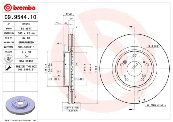 Brake Disc (BS 8517)