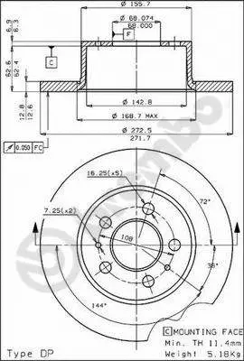 Brake Disc (BS 7057)