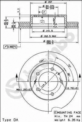 Brake Disc (BS 8172)