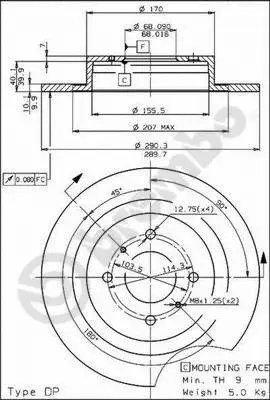 Brake Disc (BS 7404)