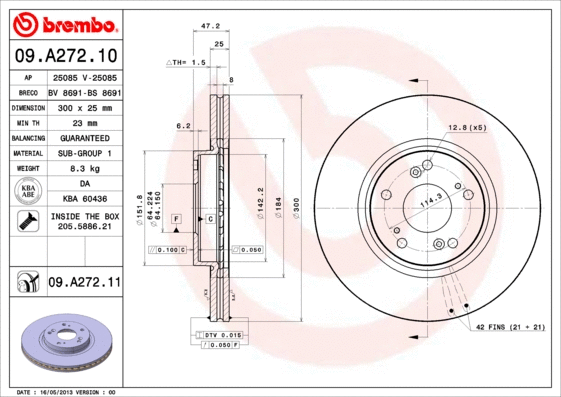 Brake Disc (BS 8691)