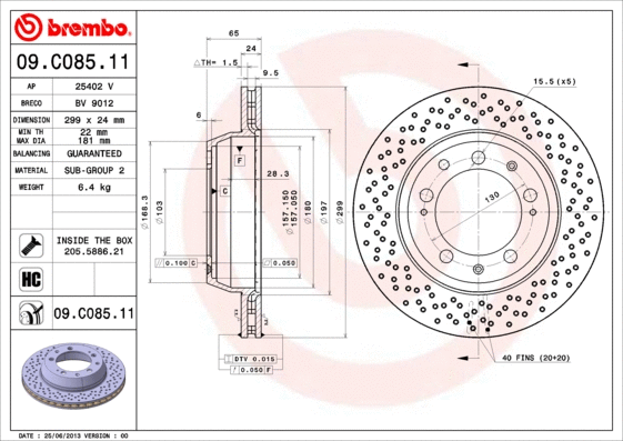 Brake Disc (BV 9012)