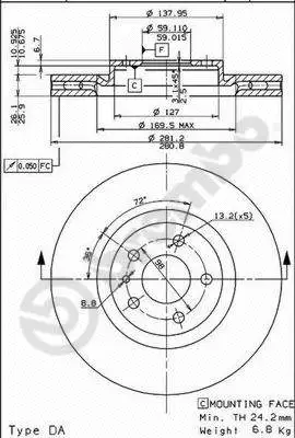 Brake Disc (BS 8094)