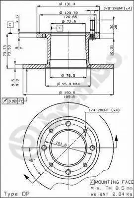 Brake Disc (BS 7040)