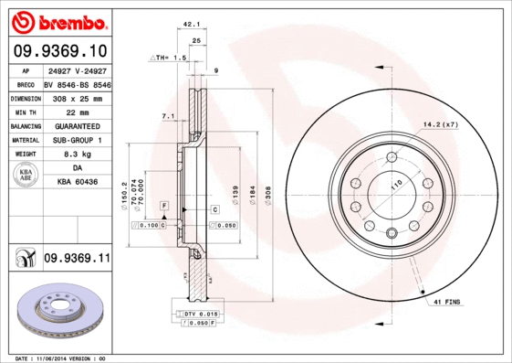 Brake Disc (BS 8546)