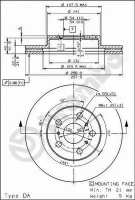 Brake Disc (BS 8088)