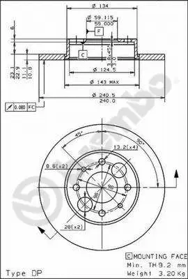 Brake Disc (BS 7391)