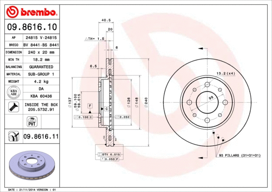 Brake Disc (BS 8441)