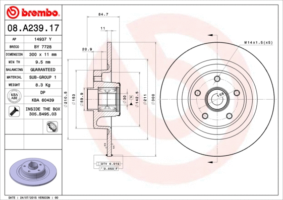 Brake Disc (BY 7728)