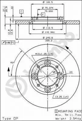 Brake Disc (BS 7252)