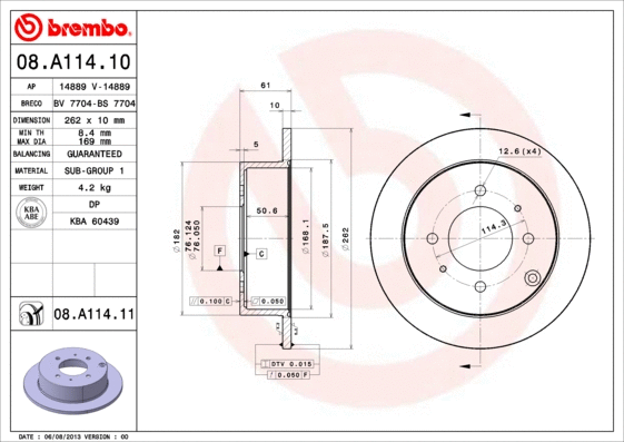 Brake Disc (BS 7704)