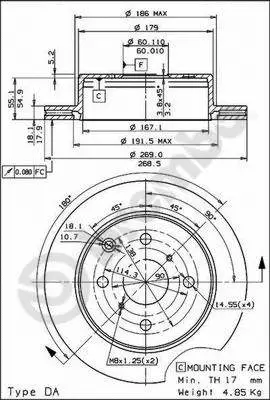 Brake Disc (BS 8115)