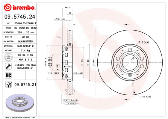 Brake Disc (BS 8642)