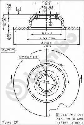 Brake Disc (BS 7166)