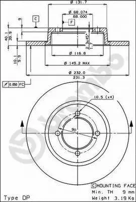 Brake Disc (BS 7096)