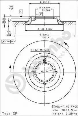 Brake Disc (BS 7303)