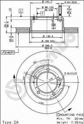 Brake Disc (BS 7854)