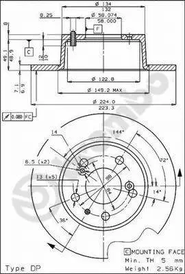 Brake Disc (BS 7250)