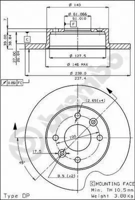 Brake Disc (BS 7324)