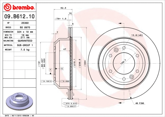 Brake Disc (BS 8970)
