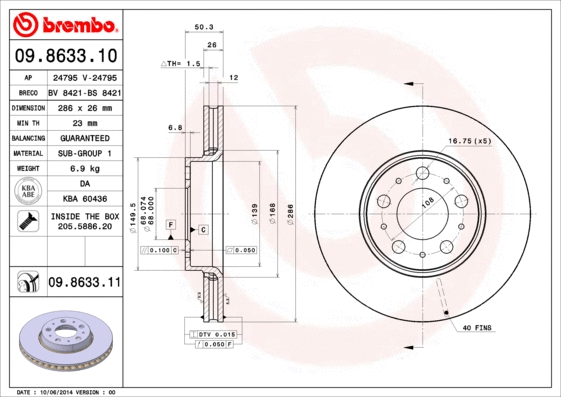 Brake Disc (BS 8421)