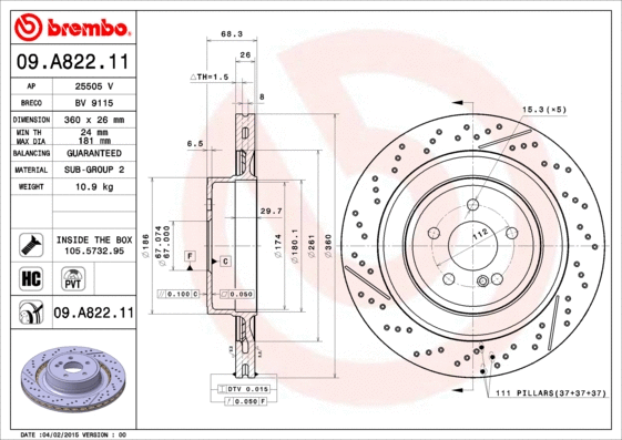 Brake Disc (BV 9115)