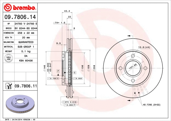Brake Disc (BS 8344)