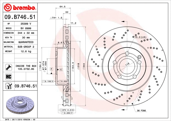 Brake Disc (BV 8999)